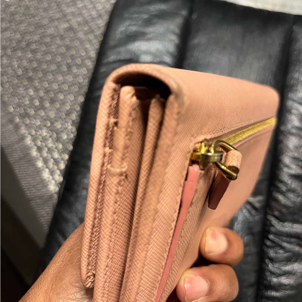Prada Saffiano Leather Bow Wallet - Picture 10 of 14